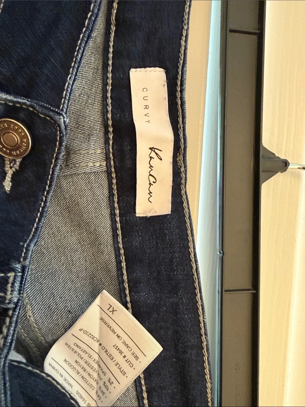 Dark Wash Distressed Women’s Jeans